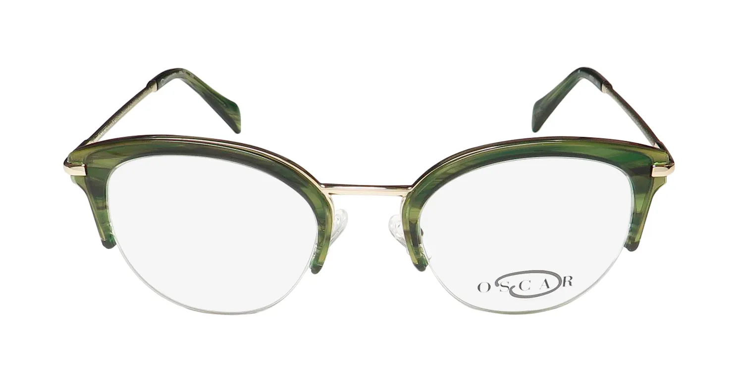 Oscar de la Renta Osl 737 318 Eyeglasses Clystal Olive 50mm 3