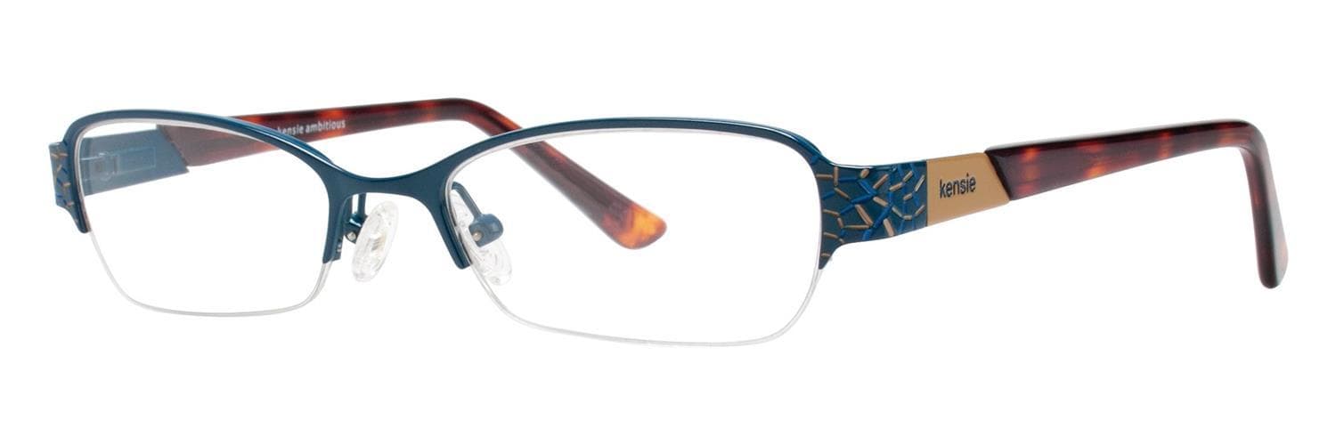 Kensie Ambitious Eyeglasses Aqua 49mm Women