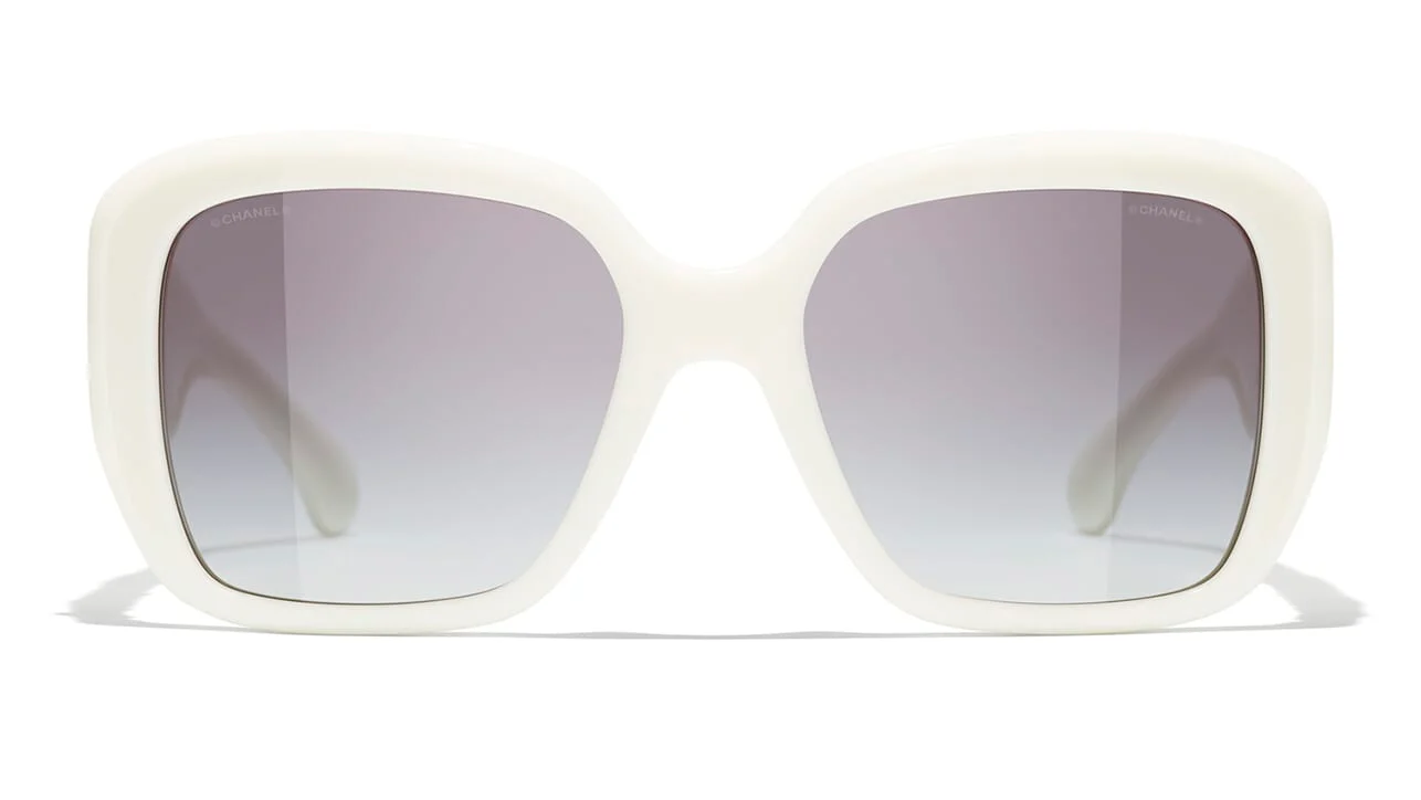 Chanel 5512-A c.1255/S6 Sunglasses White 140mm Unisex 2