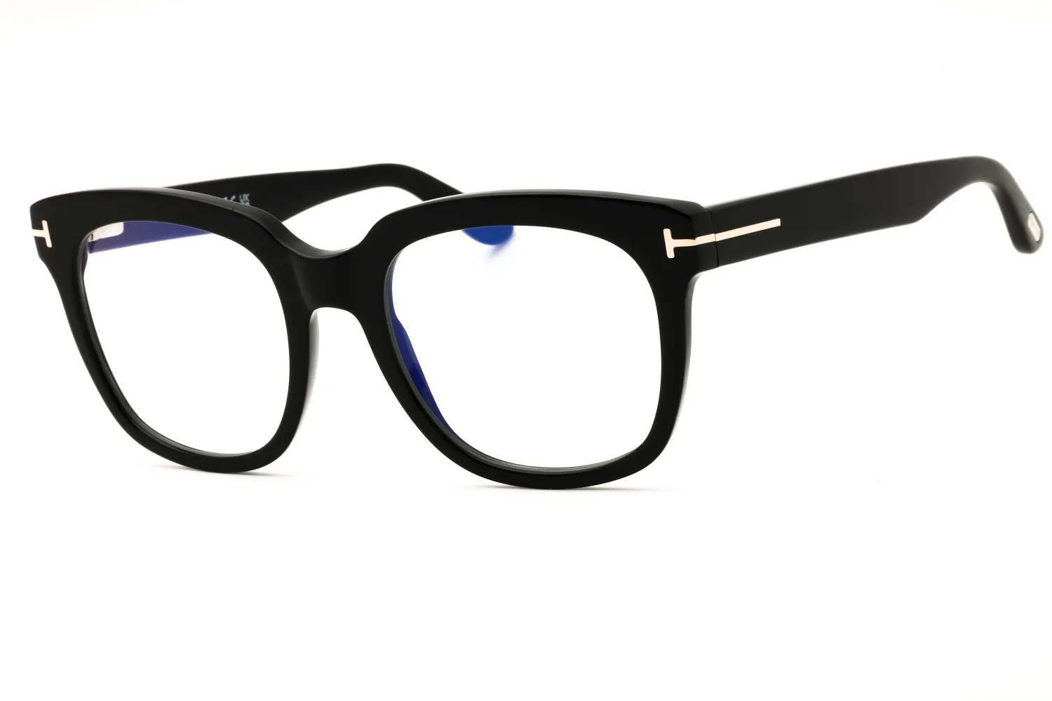 Tom Ford FT5537-B 001 Eyeglasses Shiny Black 52mm Women