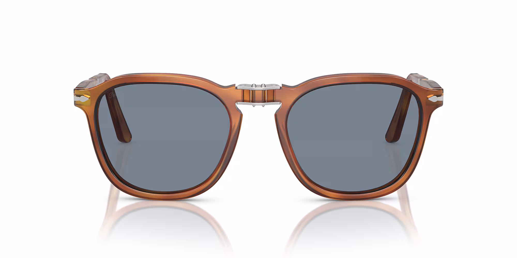 Persol PO3345S 96/56 Sunglasses Transparent Sienna Brown 54mm Unisex 2