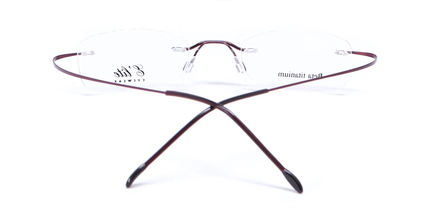 Elite Eyewear C-Clip 158 mrlt Eyeglasses Merlot 44mm Unisex 6