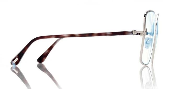 Tom Ford FT5841B 016 Eyeglasses Shiny Palladium 59mm Women 3