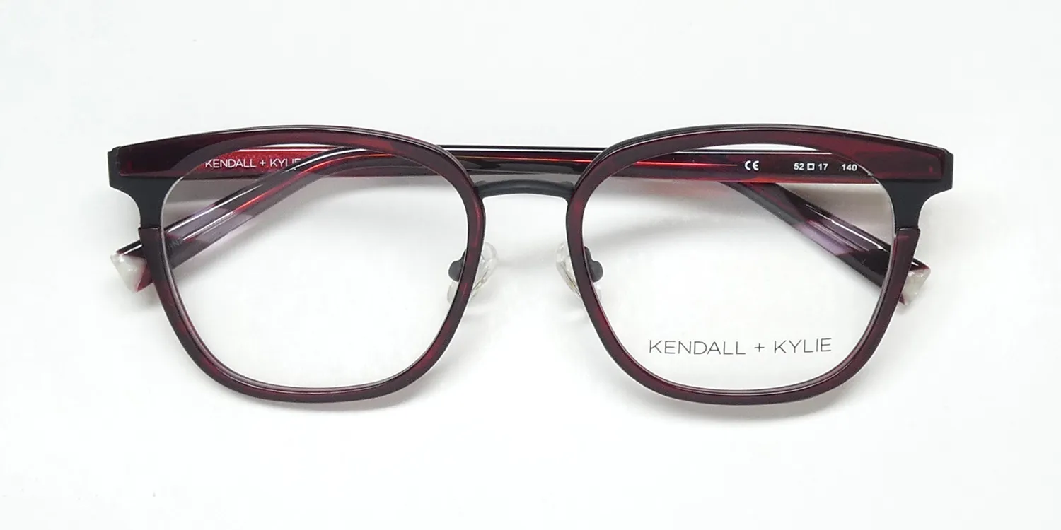 Kendall + Kylie Kko189 Jewels 228 Eyeglasses Red 52mm 2