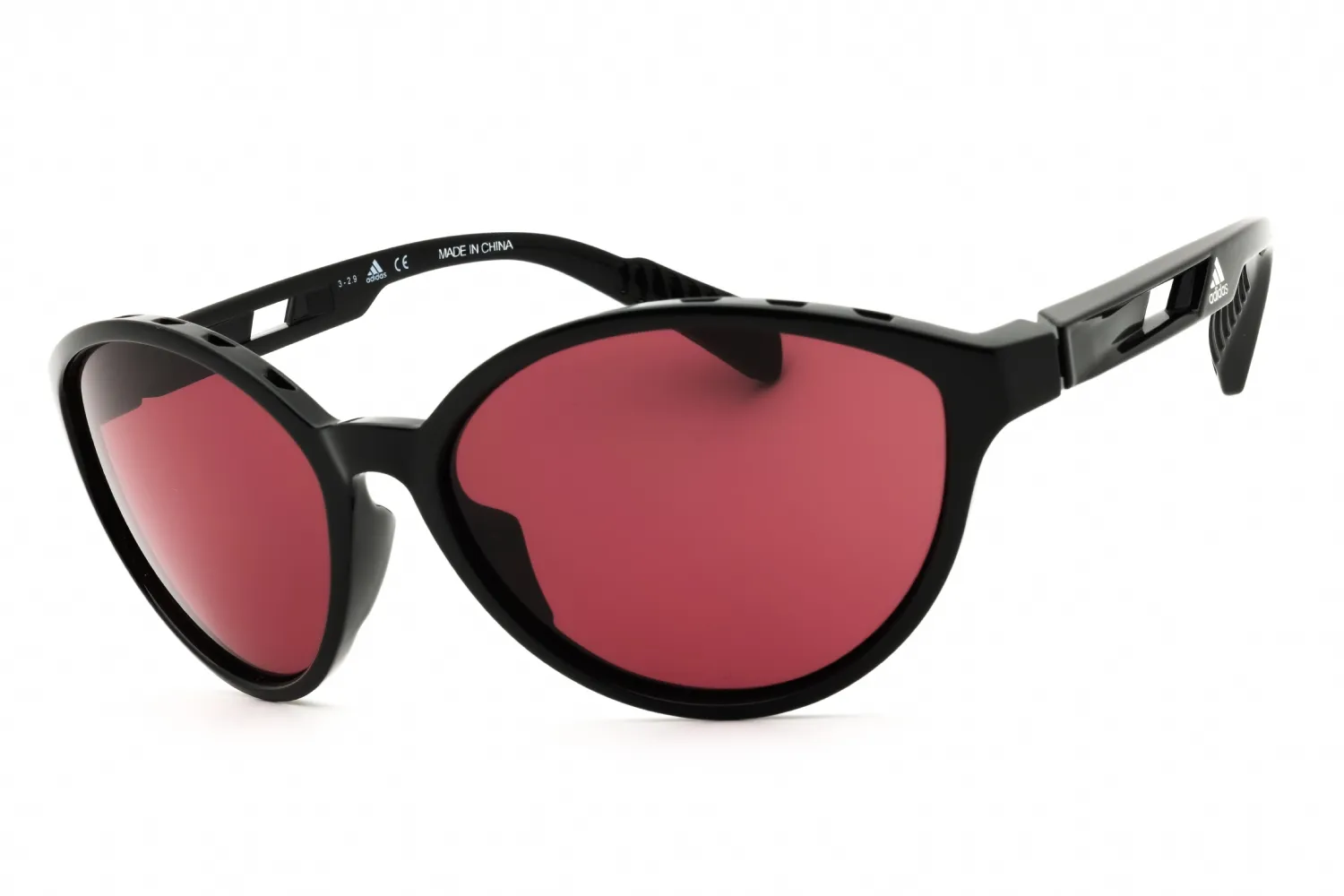 Adidas SP0012 01Y Sunglasses Shiny Black 61mm Women