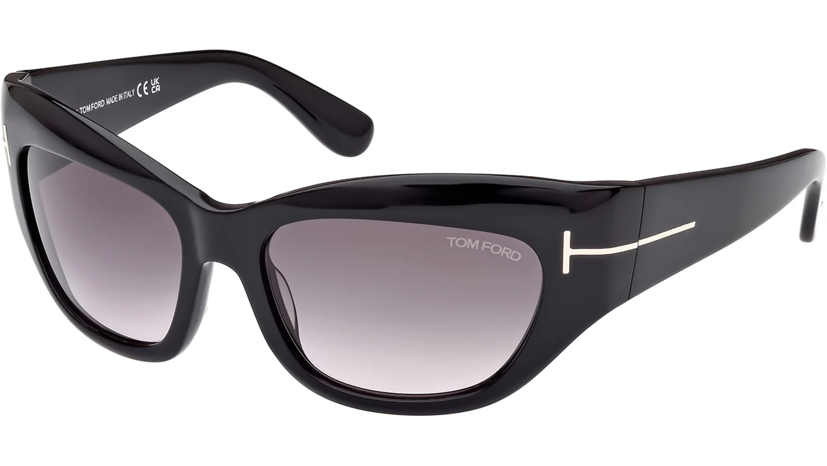 Tom Ford Brianna FT1065 01B Sunglasses Shiny Black Women