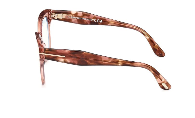 Tom Ford FT5987B 072 Eyeglasses Shiny Pink 52mm Women 3