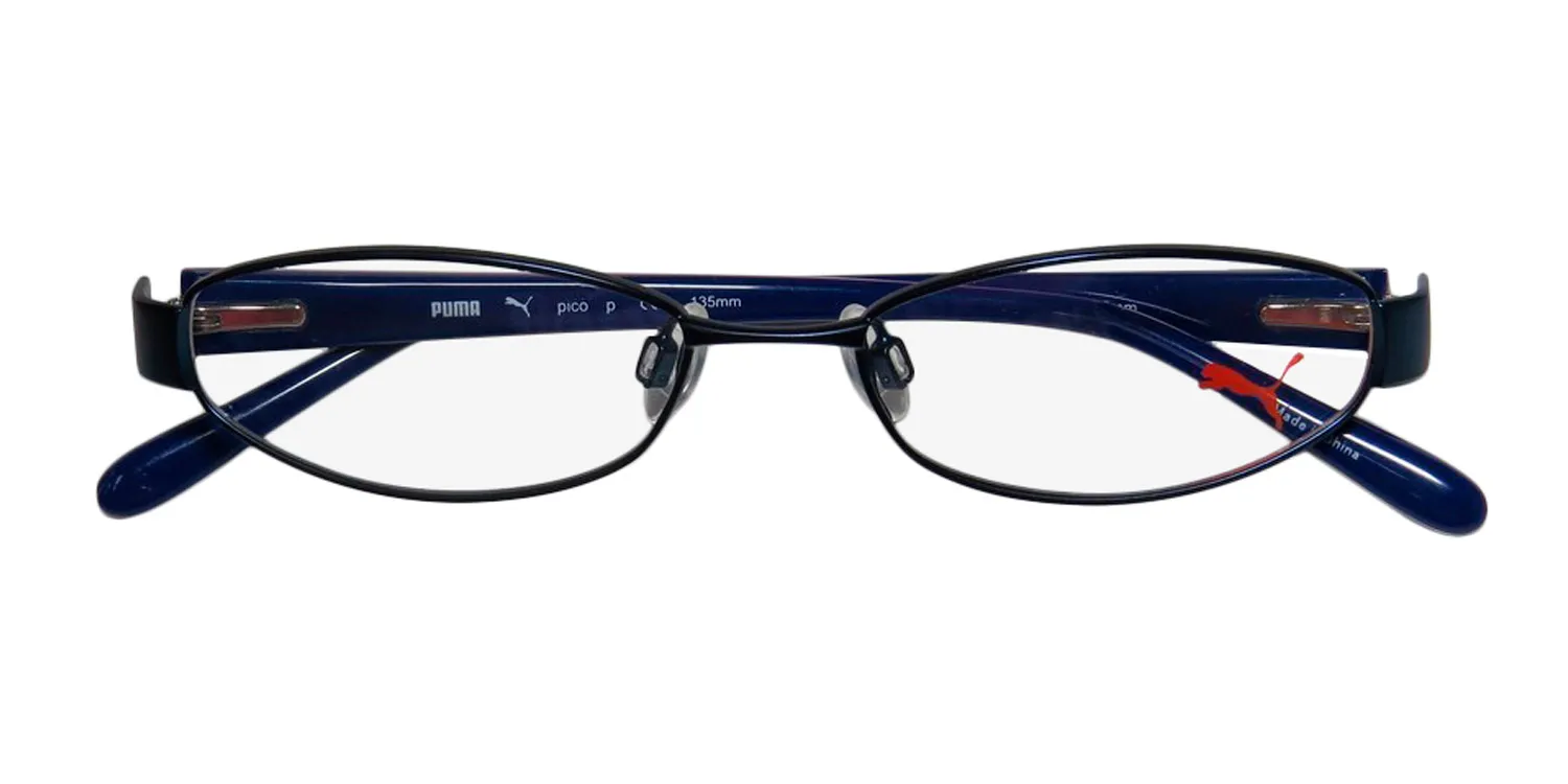 Puma 15357 Pico bl Eyeglasses Blue 50mm Unisex 2