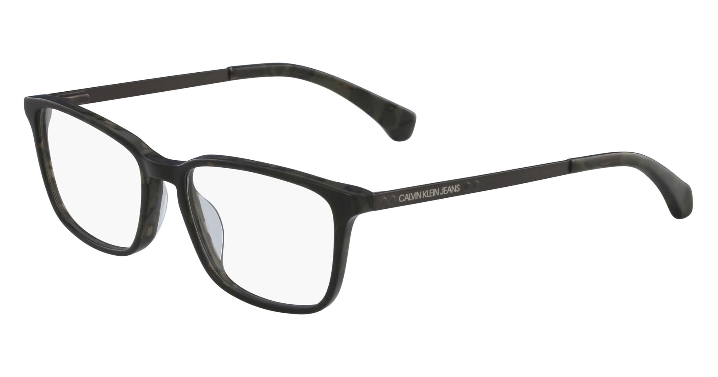 Calvin Klein Jeans CKJ526 313 Eyeglasses Olive Tortoise 53mm Men