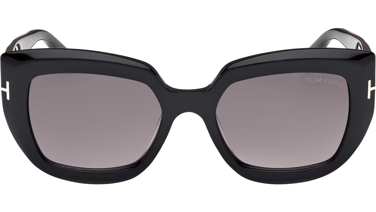 Tom Ford FT1192 01B Sunglasses Shiny Black 53mm Women 2