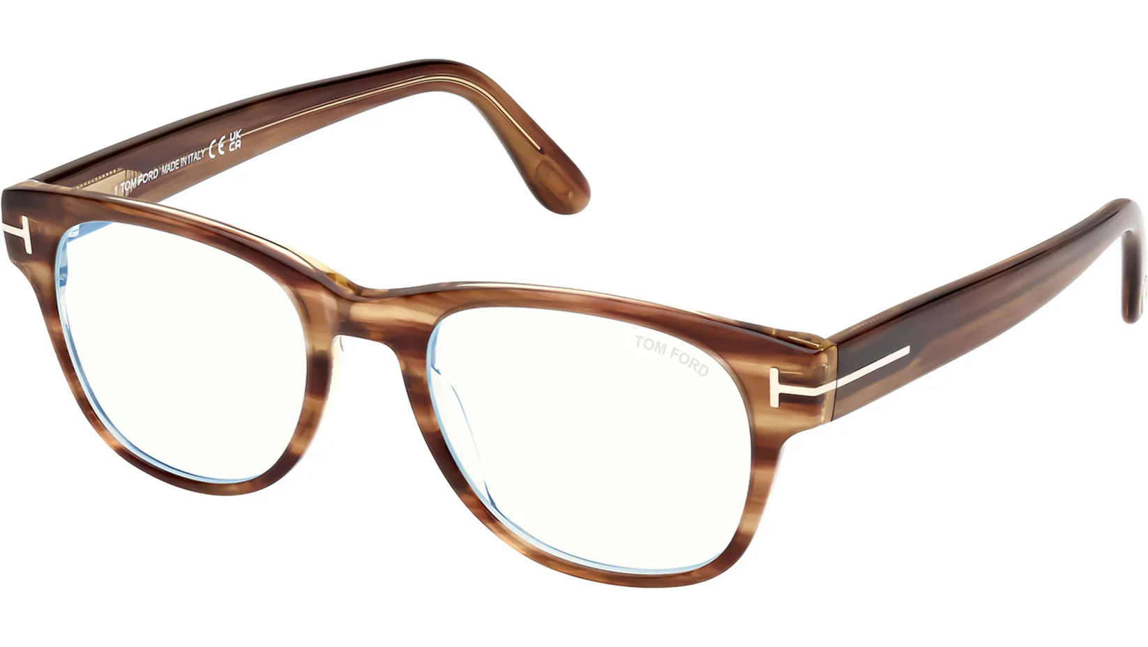 Tom Ford FT5898B 050 Eyeglasses Dark Brown 52mm Men