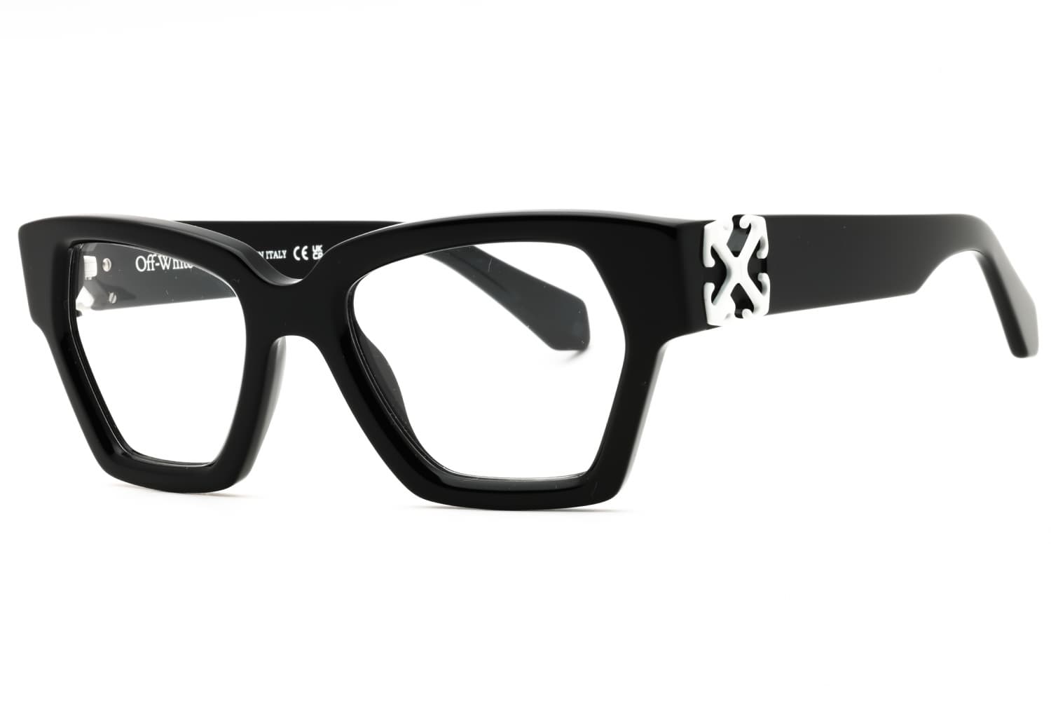 Off White STYLE 8F Eyeglasses Black 50mm Women