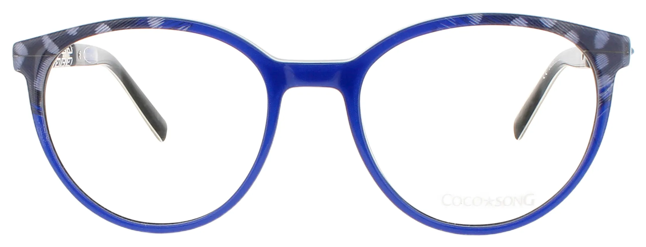 Coco Song NOBODY KNOWS C01 Eyeglasses Blue Black Brown 51mm Women 2