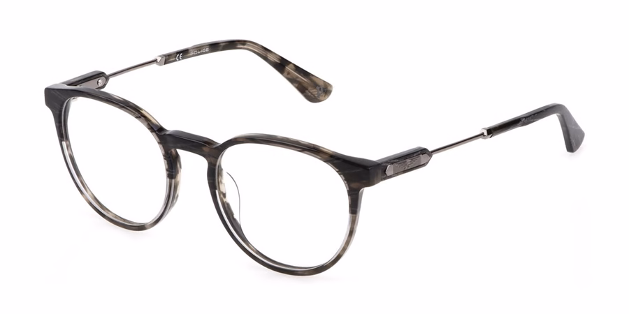 Police VPLF10 09W2 Eyeglasses Havana 51mm Women