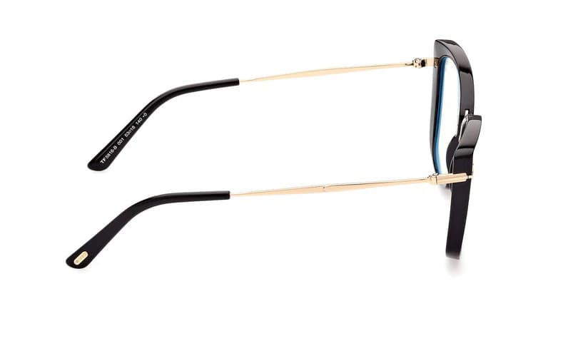Tom Ford FT5816B 001 Eyeglasses Shiny Black 53mm Women 5