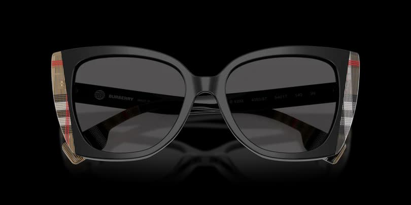 Burberry 0BE4393 405587 Sunglasses Black 54mm Women 5