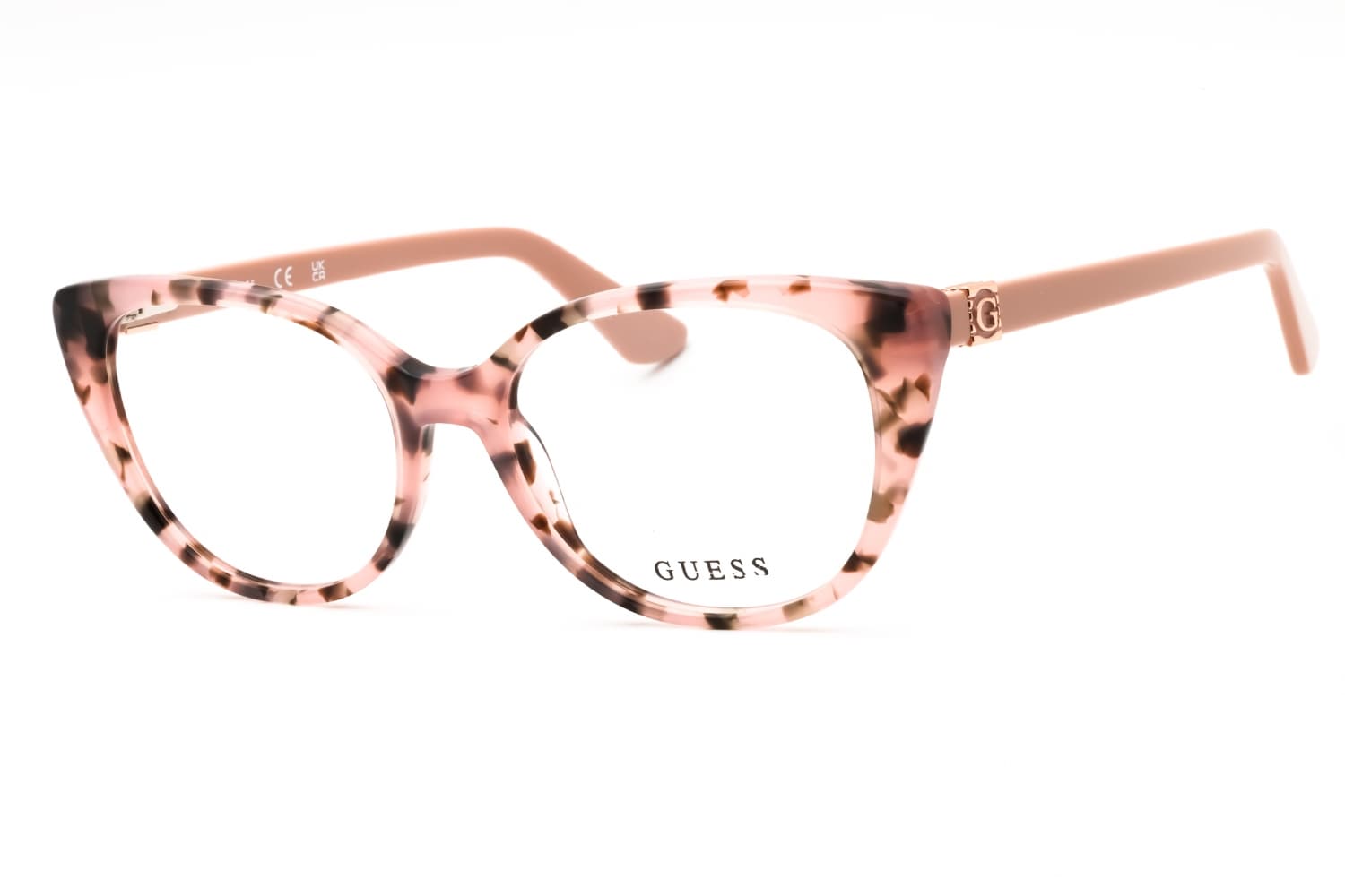 Guess GU50107 74 Eyeglasses Pink 53mm Women