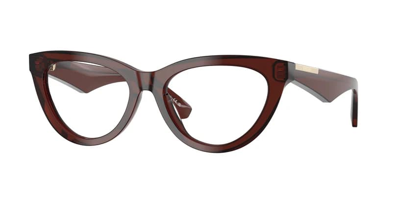 Burberry 0BE2418U 4144 Eyeglasses Transparent Dark Brown 51mm Women