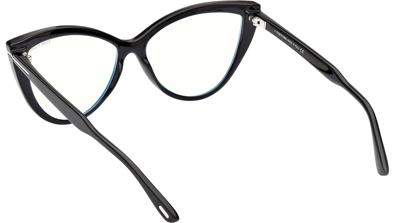 Tom Ford FT5843B 005 Eyeglasses Black 56mm Women 3