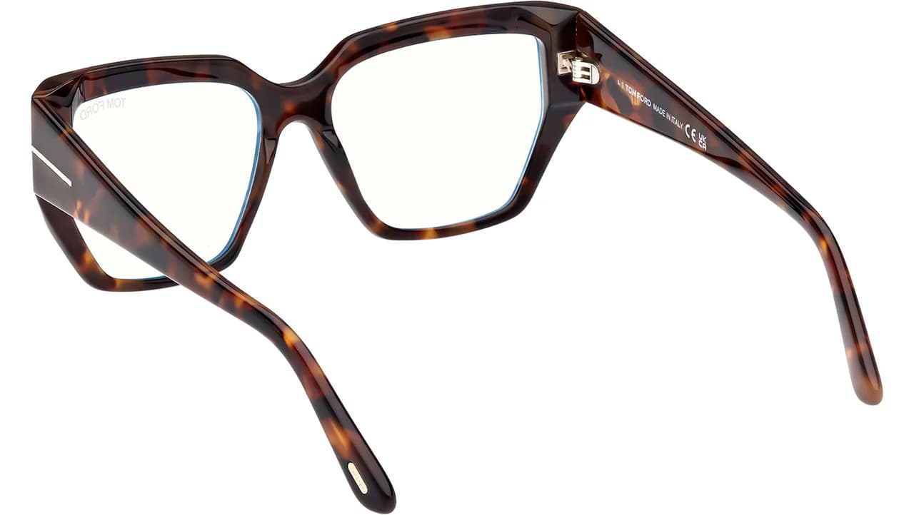Tom Ford FT5951B 052 Eyeglasses Dark Havana 54mm Women 3