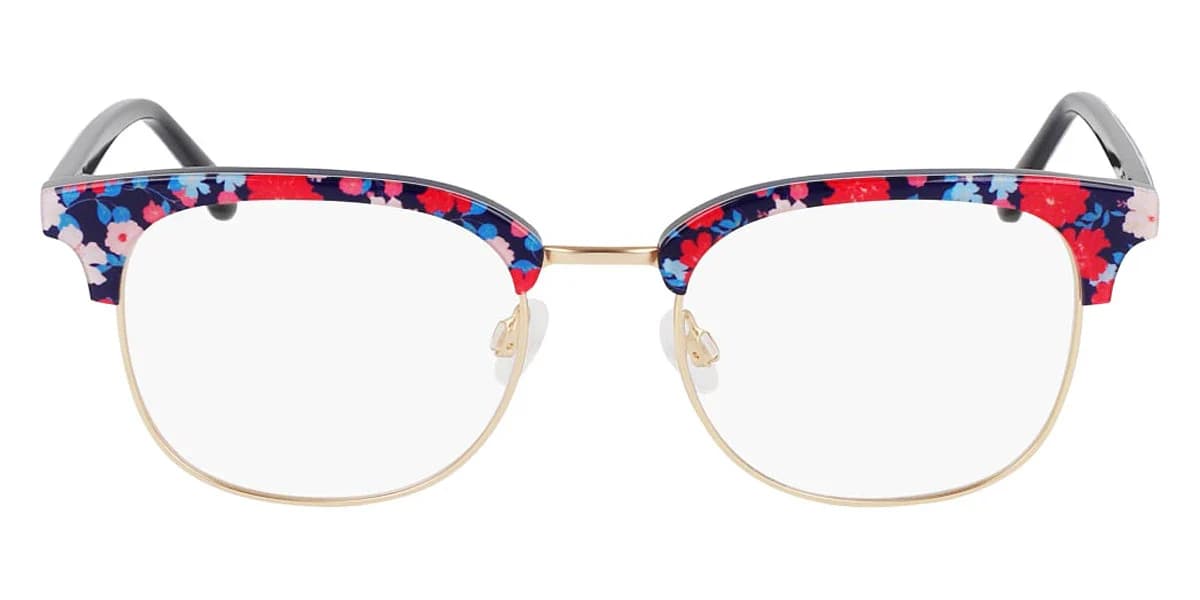 Draper James DJ5055 415 Eyeglasses Navy Floral 51mm Women 2