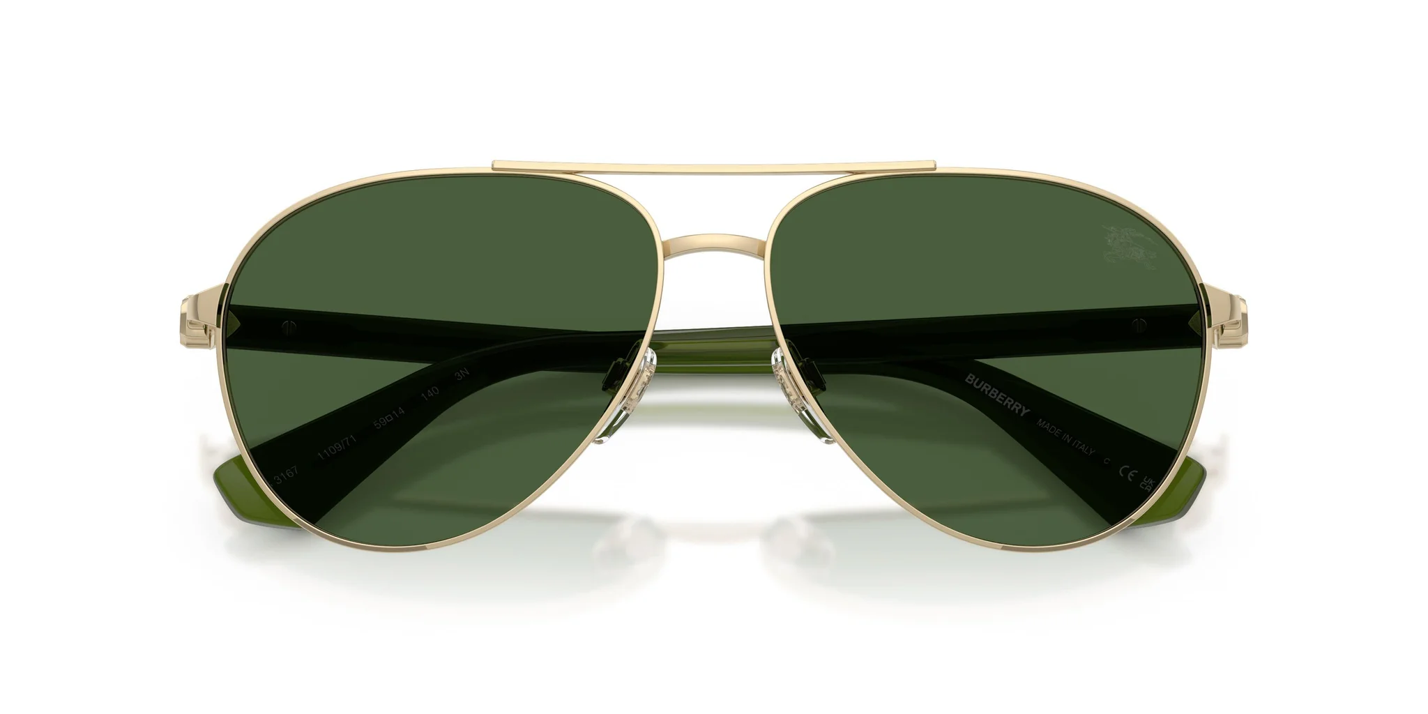 Burberry 0BE3167 110971 Sunglasses Light Gold 59mm Men 5