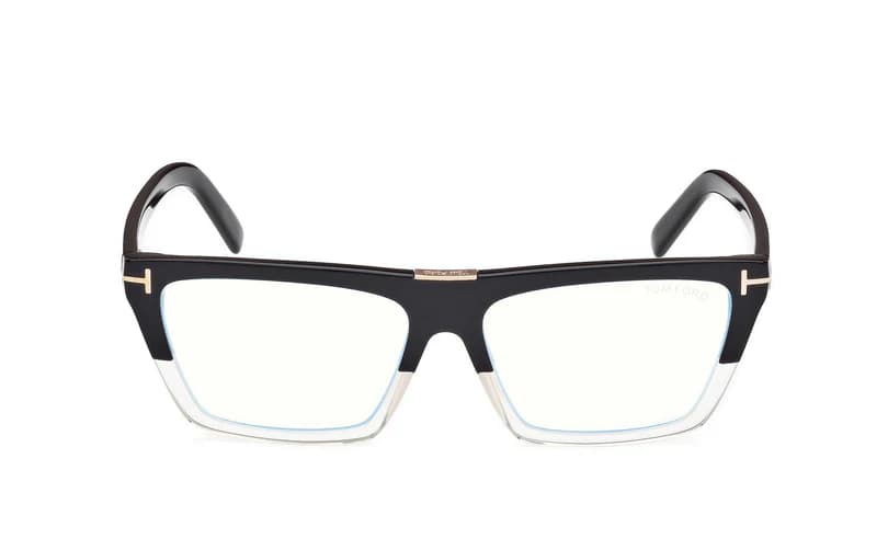 Tom Ford FT5912B 005 Eyeglasses Black 57mm Women 2
