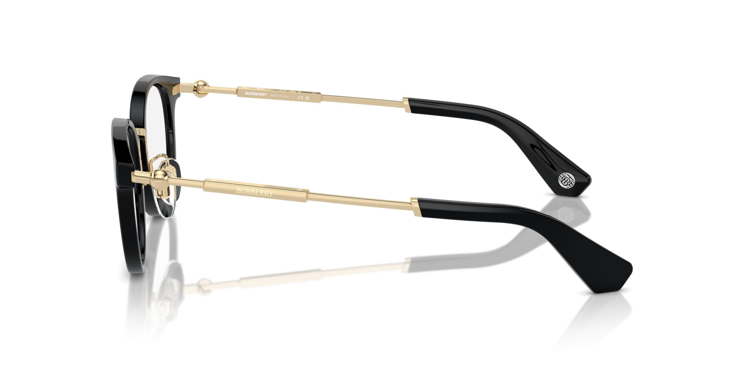 Burberry 0BE2413D 3001 Eyeglasses Black 48mm Women 2