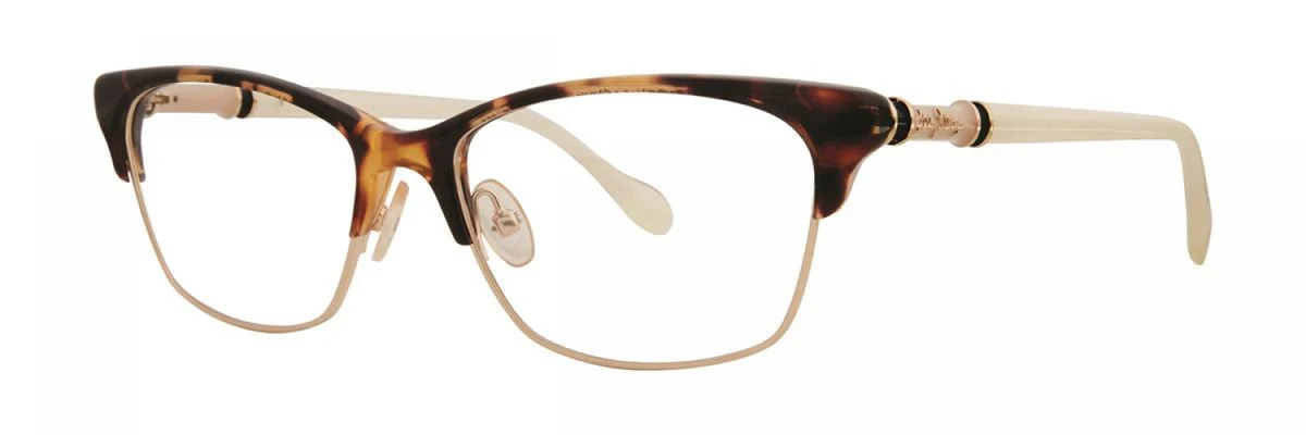 Lilly Pulitzer Ashby Eyeglasses Tortoise Pearl 54mm Women