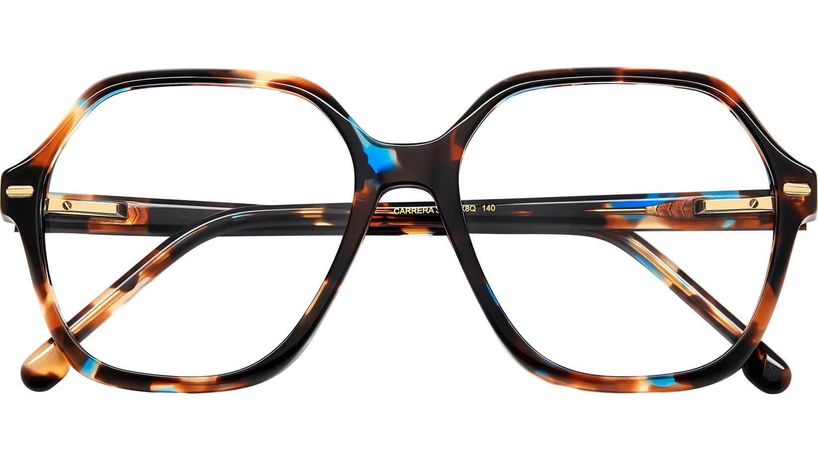 Carrera 3032 0X8Q Eyeglasses Brown Blue Havana 54mm Women 5