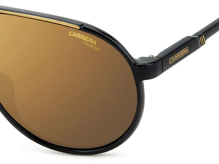 Carrera CHAMPION65/N 02M2 Sunglasses Black Gold 62mm Unisex 5