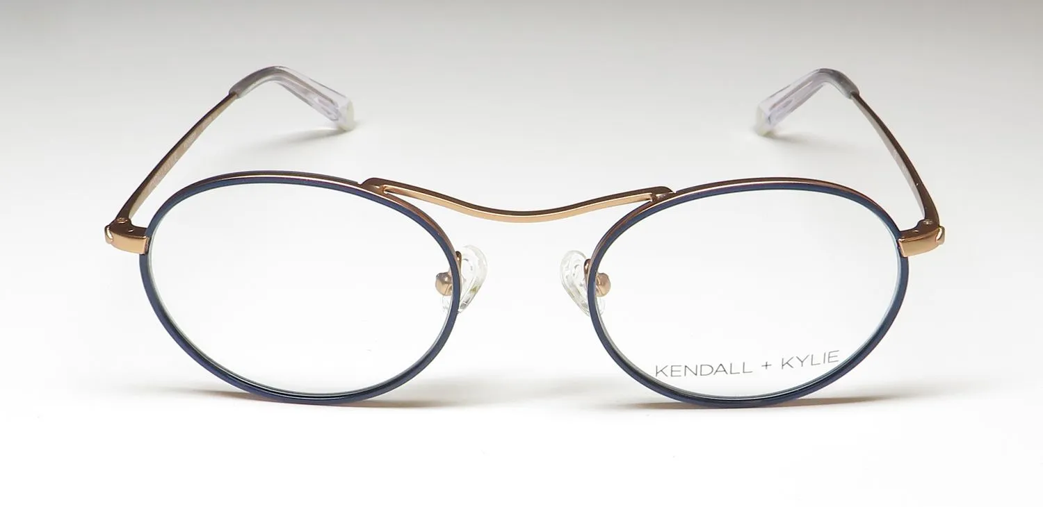 Kendall + Kylie Kko158 Kennedy 414 Eyeglasses Navy 49mm 3
