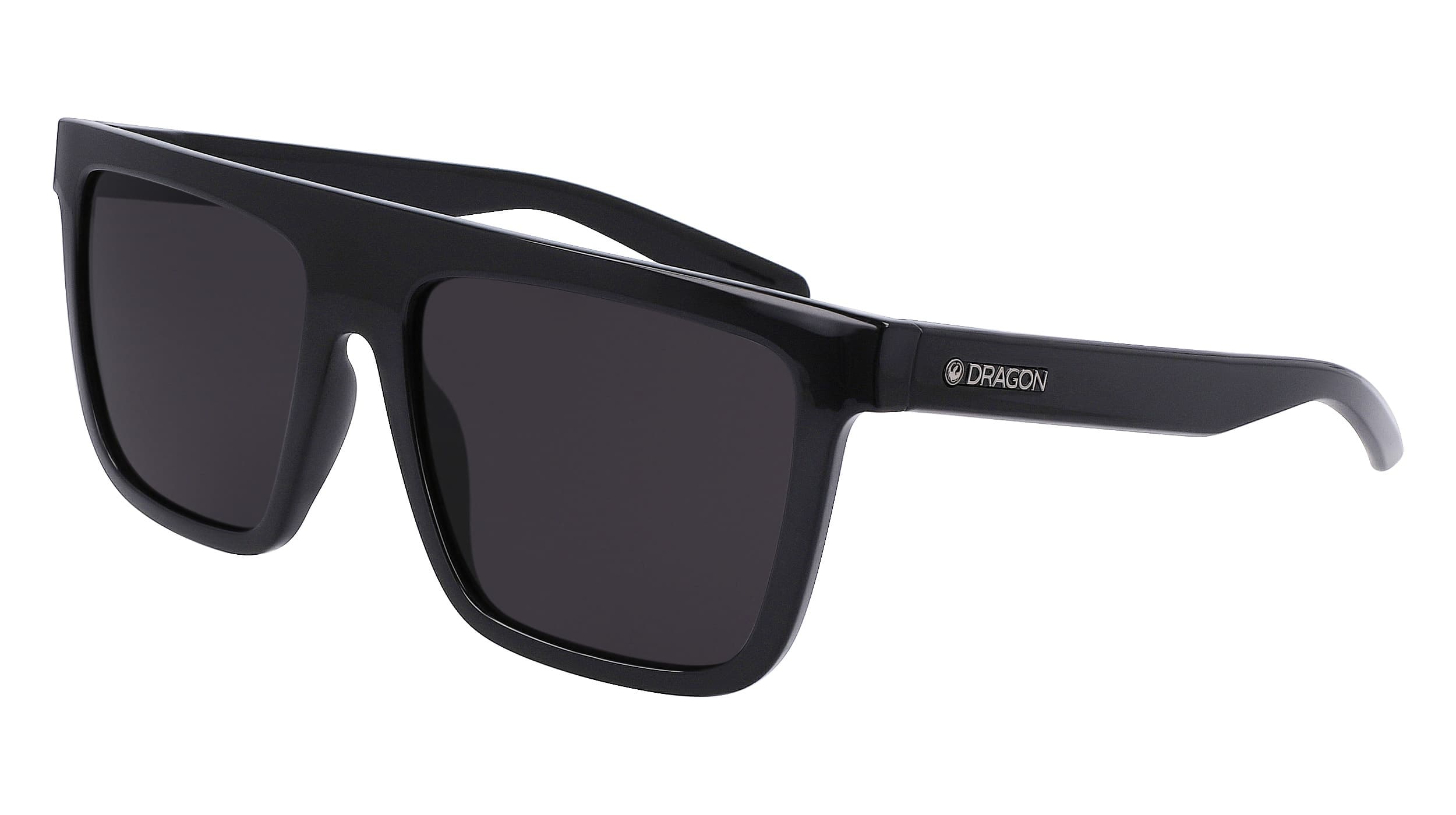 Dragon Tempest LL 001 Sunglasses Shiny Black 58mm Women