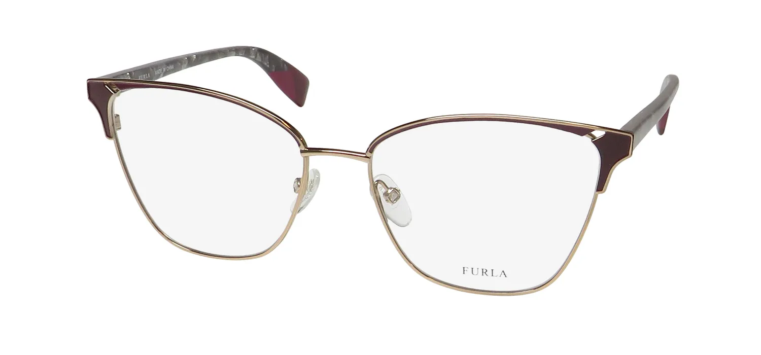 Furla Vfu360 08m6 Eyeglasses Camel 54mm