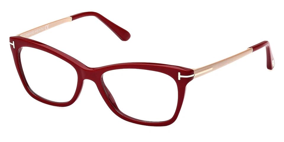 Tom Ford FT5353 075 Eyeglasses Crystal Fuchsia Pink 52mm Women