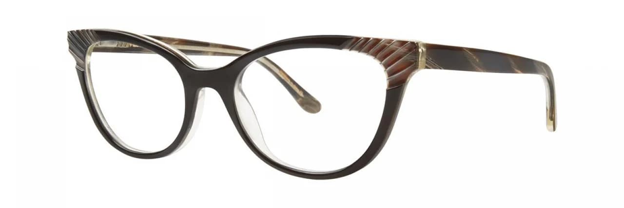 Vera Wang V392 Eyeglasses Noir Horn 49mm Women