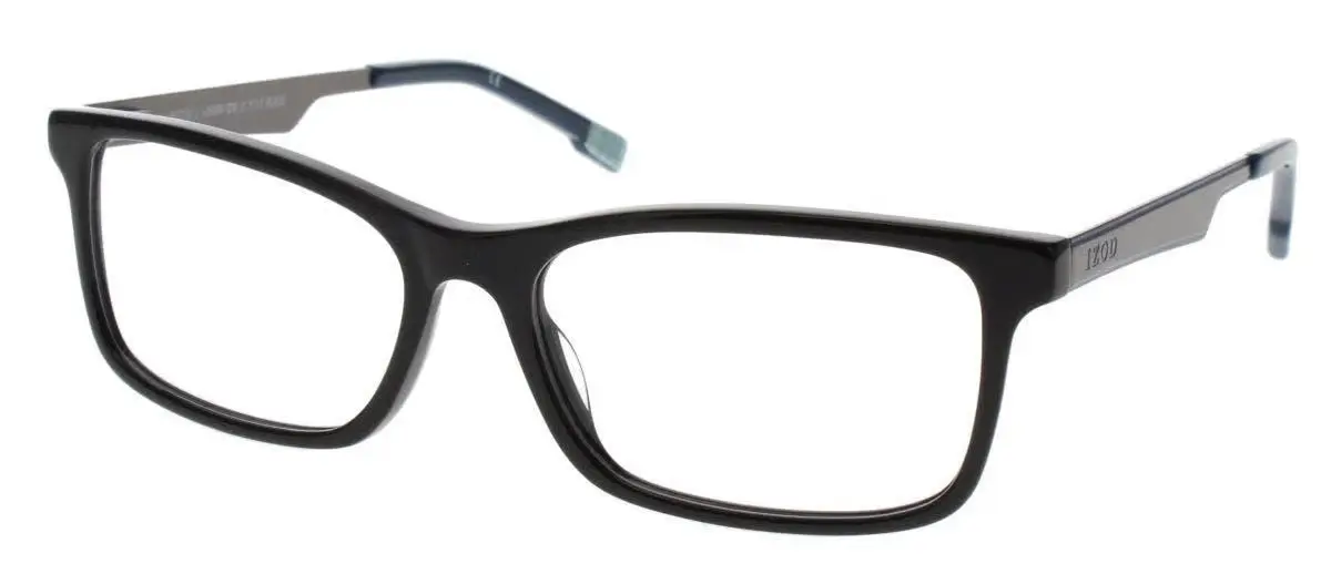IZOD IZ2113 Eyeglasses Black 55mm Men