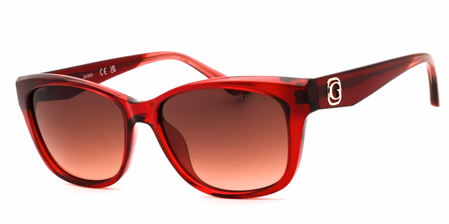 Guess GU00145 66F Sunglasses Shiny Red 54mm Women