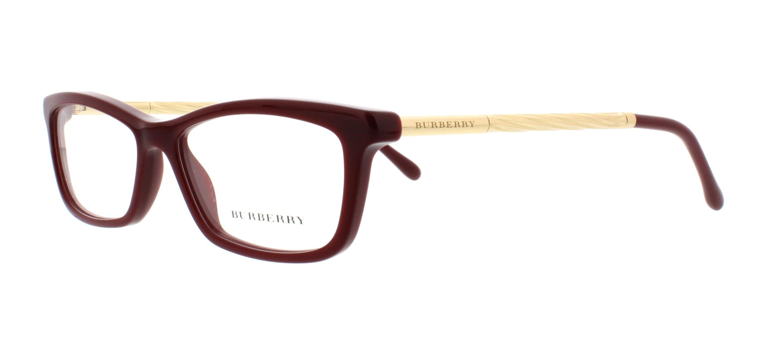 Burberry B 2190 3403 Eyeglasses Burgundy 54mm Women