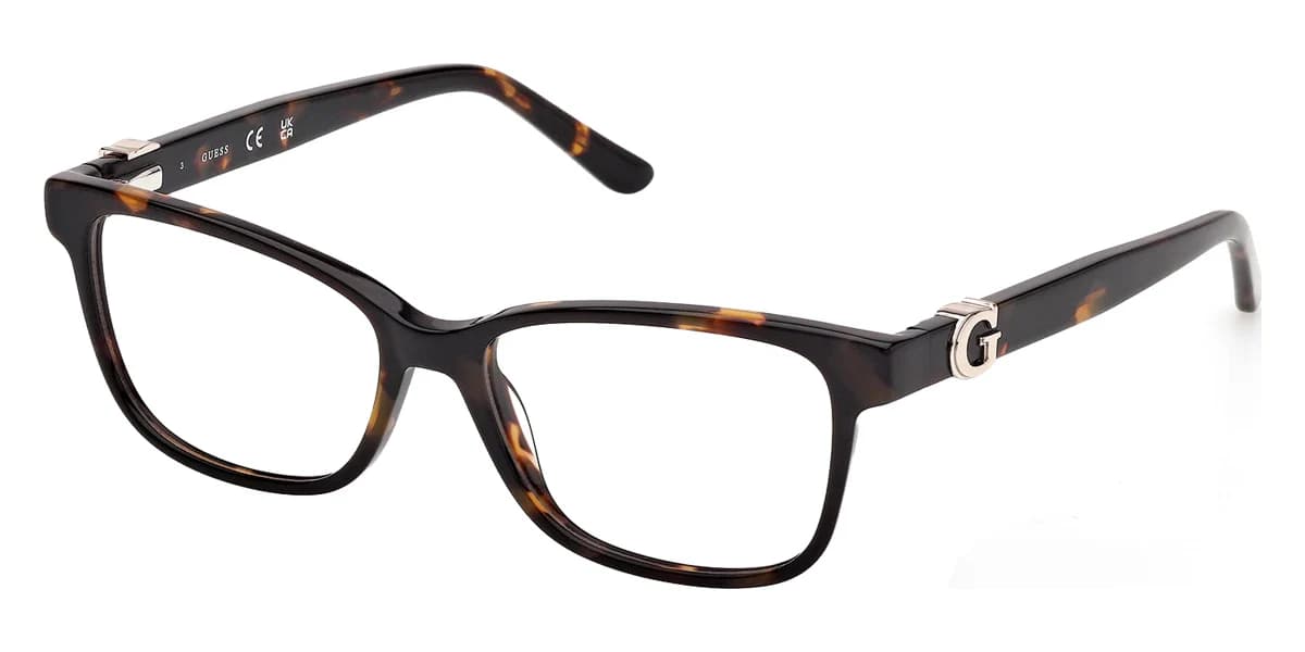 Guess GU50227 052 Eyeglasses Dark Havana 52mm Women