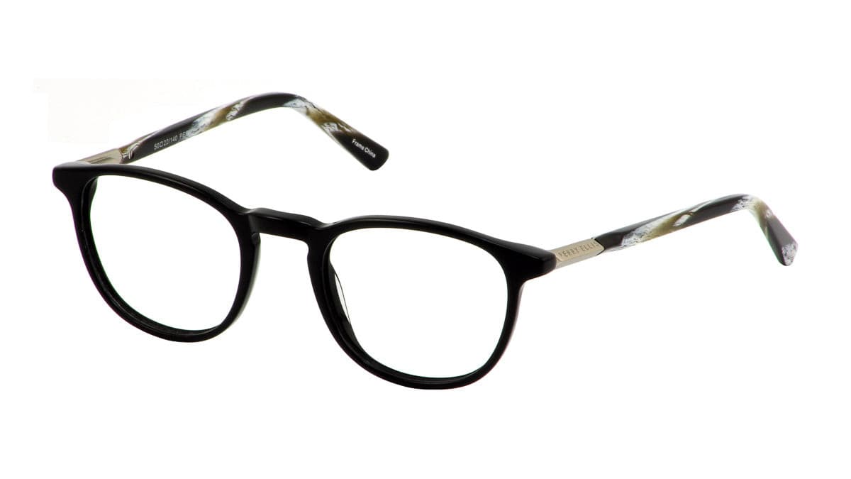 Perry Ellis PE396 1 Eyeglasses Black 50mm Men