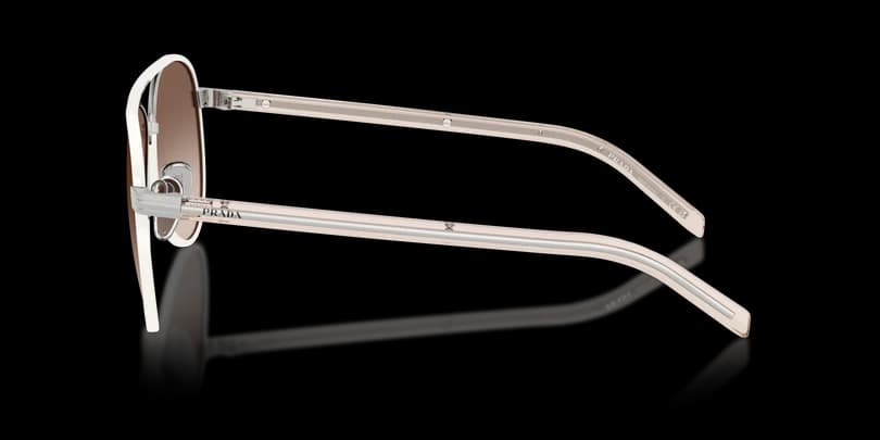 Prada 0PR B57S 23E10S Sunglasses White 56mm Unisex 3