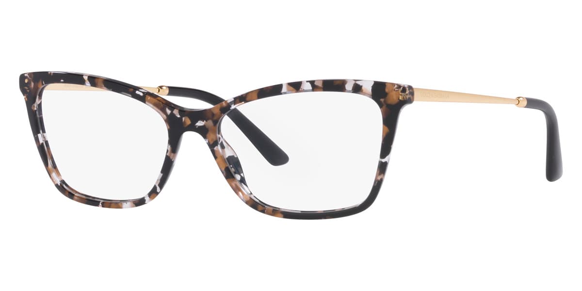 Dolce & Gabbana DG3347 911 Eyeglasses Cube Black 54mm Women