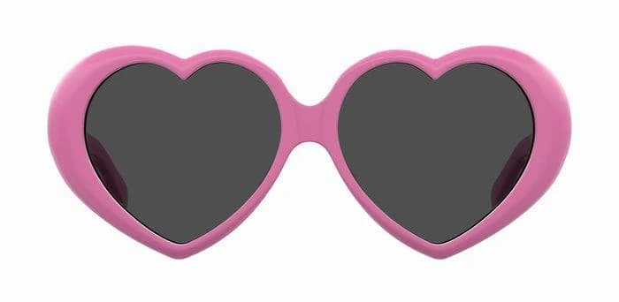 Moschino MOS128/S 0MU1 Sunglasses Fuchsia 56mm Women 2