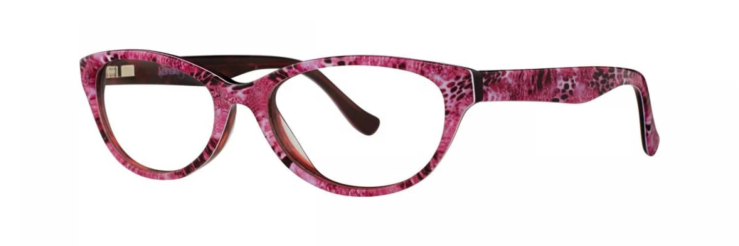 Kensie Alive Eyeglasses Pink Animal 48mm Kids