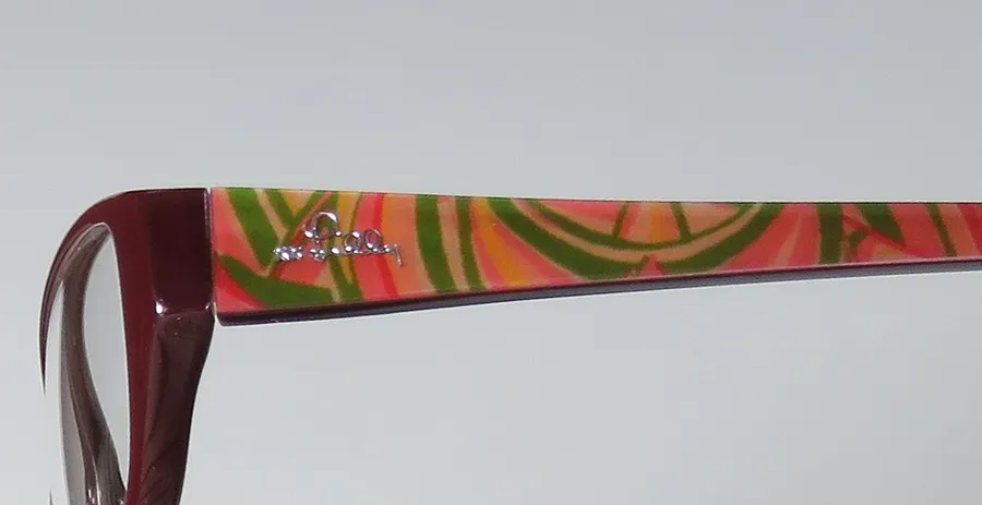 Lilly Pulitzer Ricci be Eyeglasses Rose Wine 52mm 5