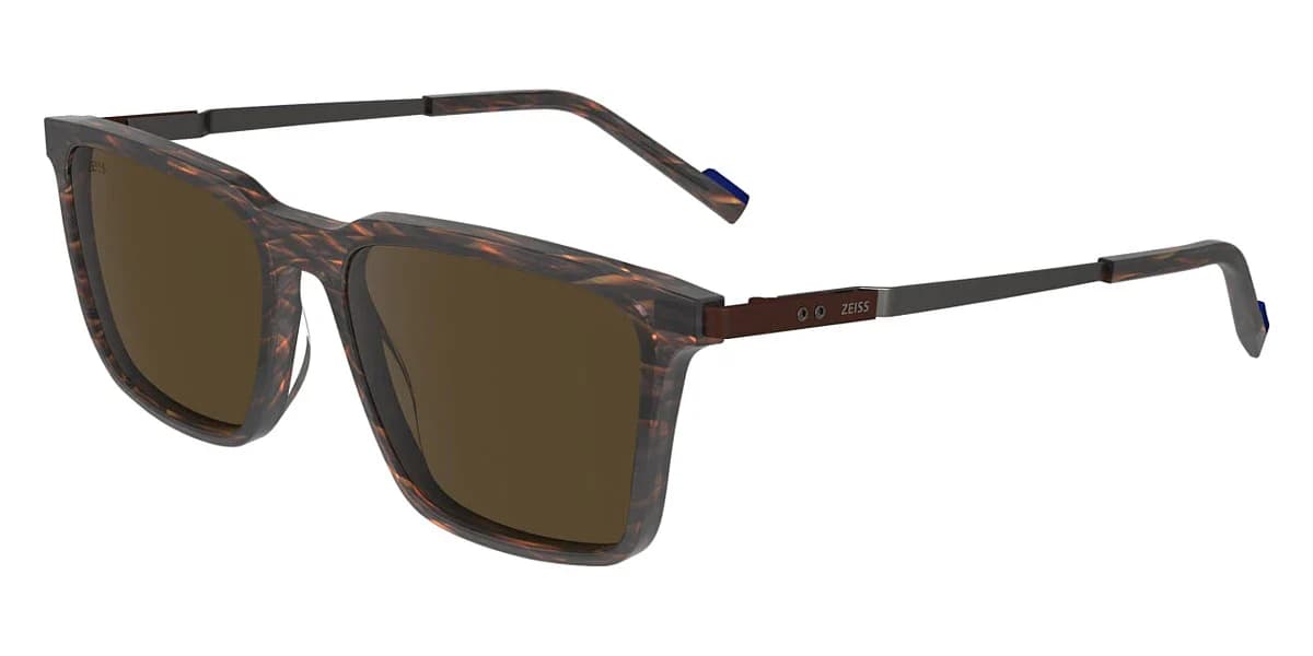 Zeiss ZS23716S 218 Sunglasses Textured Brown 55mm Men