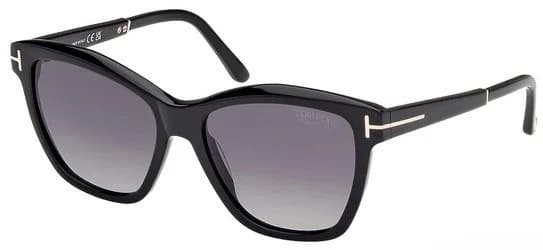 Tom Ford FT1087 01D Sunglasses Shiny Black 54mm Women