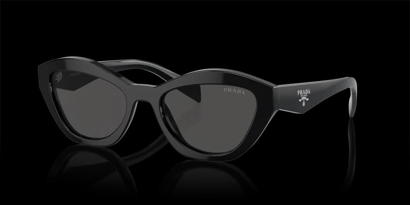 Prada SPRA02F 16K08Z Sunglasses Black 52mm Women