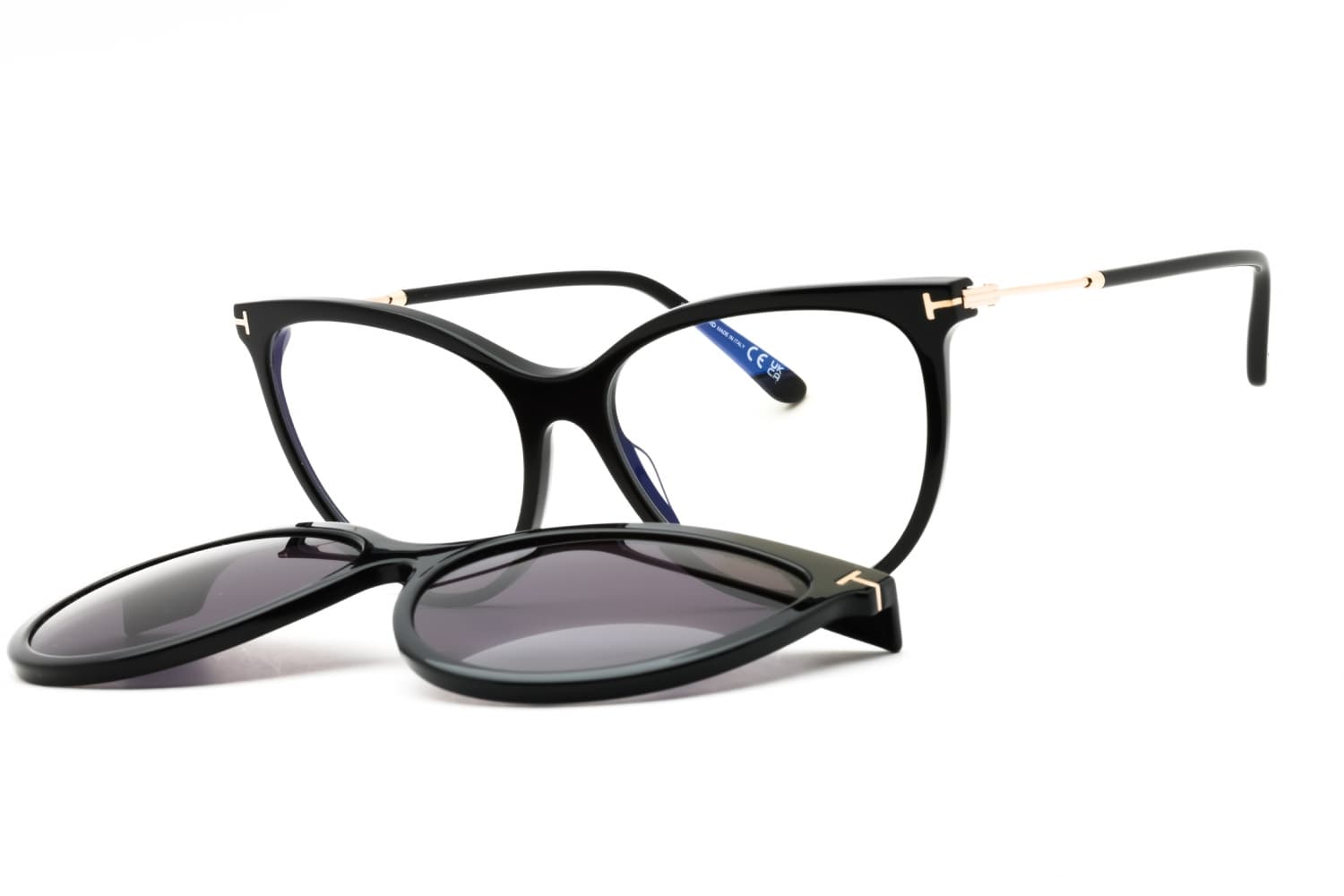 Tom Ford FT5994B 001 Eyeglasses Shiny Black 56mm Women